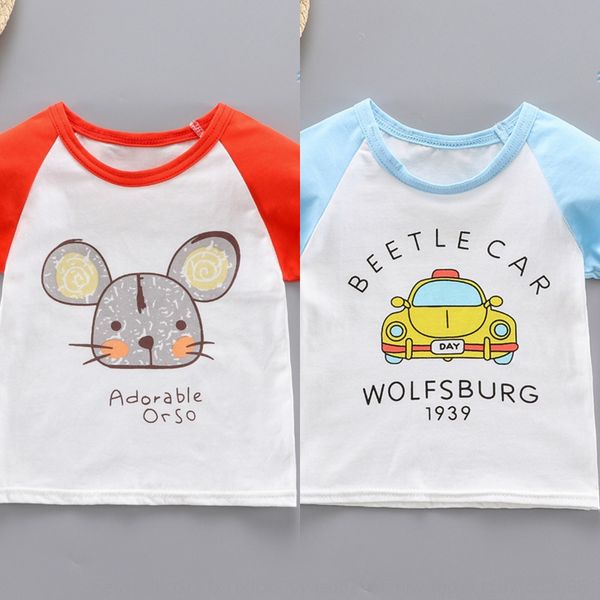 mywss short-sleeved t-shirt for t-shirt clothing boys and girls lycra cotton summer children's clothing baby children's 1-year-old, Blue
mywss short-sleeved t-shirt for t-shirt clothing boys and girls lycra cotton summer children's clothing baby children's 1-year-old, Blue