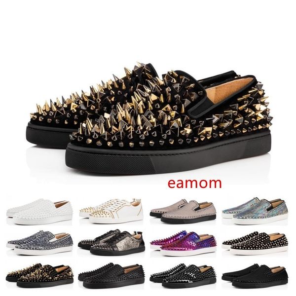 2020 sale designer shoes studded spikes flats shoes s shoes luxury mens womens party genuine leather sneakers size 36-46, Black
2020 sale designer shoes studded spikes flats shoes s shoes luxury mens womens party genuine leather sneakers size 36-46, Black