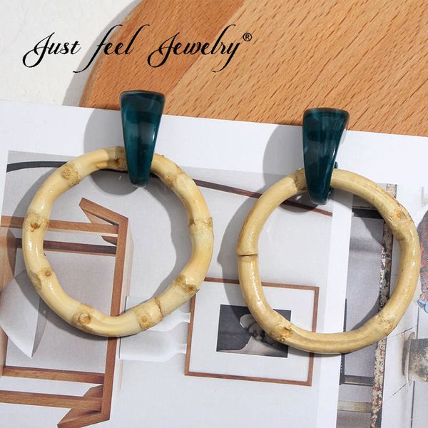 just feel 2019 ethnic round bamboo big pendant drop earrings for women classical wooden gold color round circle earrings jewelry, Silver
just feel 2019 ethnic round bamboo big pendant drop earrings for women classical wooden gold color round circle earrings jewelry, Silver