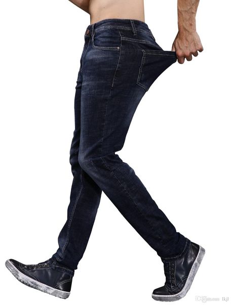 port&lotus jean for men slim fit supper stretch sits at waist pants relaxed elastic waist trousers 5-pockets, Blue
port&lotus jean for men slim fit supper stretch sits at waist pants relaxed elastic waist trousers 5-pockets, Blue