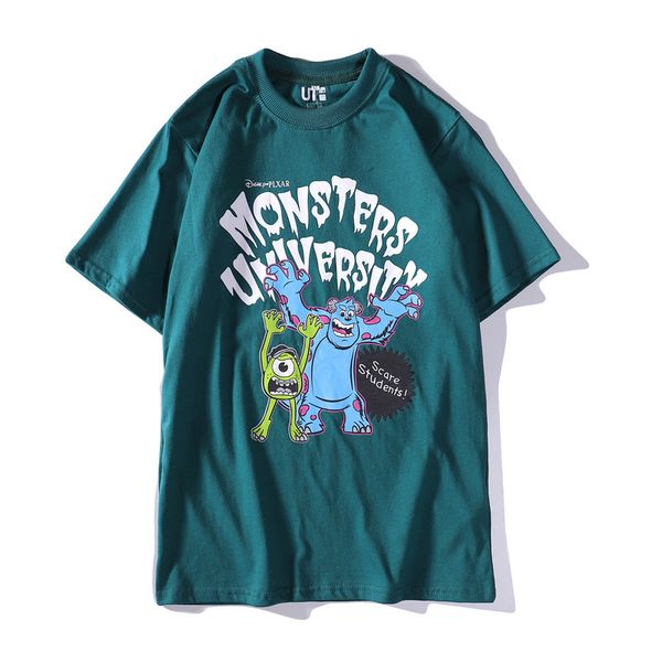 europe and america ins super fire green monster comic t-shirt street short wind short sleeve t-shirt, White;black
europe and america ins super fire green monster comic t-shirt street short wind short sleeve t-shirt, White;black