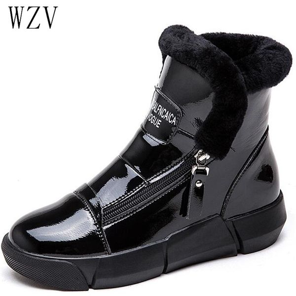 winter shoes women snow boots platform keep women boots waterproof warm ankle winter with thick fur heels botas mujer g35, Black
winter shoes women snow boots platform keep women boots waterproof warm ankle winter with thick fur heels botas mujer g35, Black