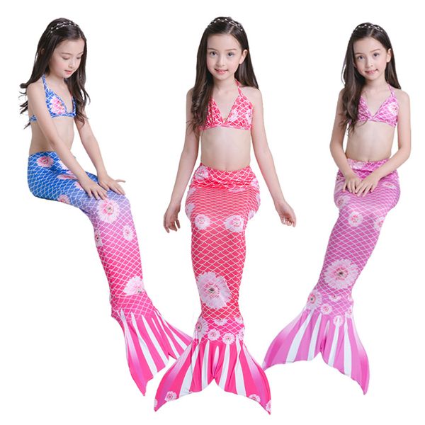 3pcs/set kids girls mermaid tails with fin swimsuit bikini bathing suit dress for girls with flipper, Black;red
3pcs/set kids girls mermaid tails with fin swimsuit bikini bathing suit dress for girls with flipper, Black;red