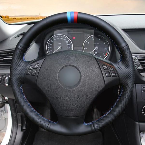 black natural leather light blue blue red marker car steering wheel cover for bmw e90 320 318i 320i 325i 330i 320d x1 328xi 2007
black natural leather light blue blue red marker car steering wheel cover for bmw e90 320 318i 320i 325i 330i 320d x1 328xi 2007