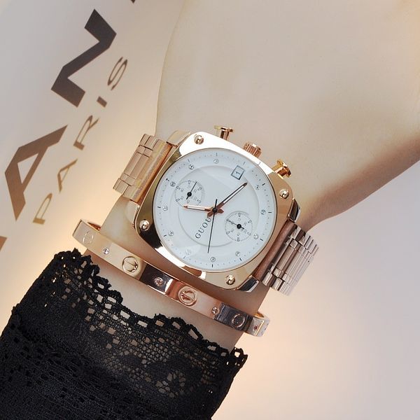 authentic fashion hk brand guou watch women waterproof alloy square quartz women wristwatches ing, Slivery;brown
authentic fashion hk brand guou watch women waterproof alloy square quartz women wristwatches ing, Slivery;brown