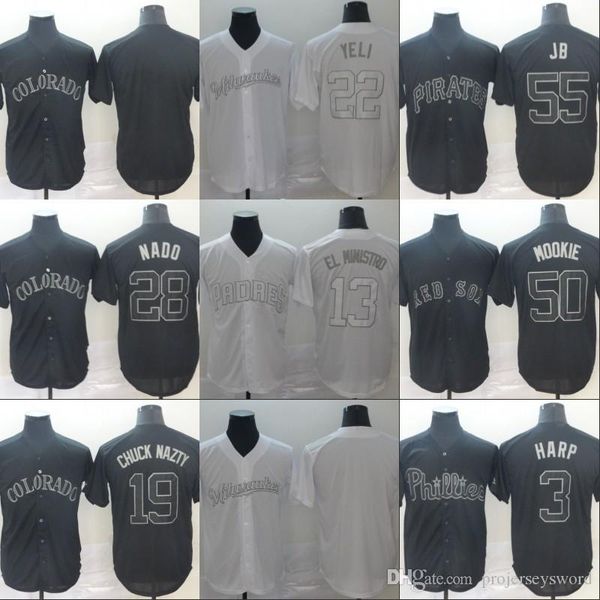 Mens Bell Josh JB Mookie Betts Mookie Machado Manny El Ministro Charlie Blackmon Chuck Nazty Nolan Arenado Nado Yelich Christian Yeli Jersey
Mens Bell Josh JB Mookie Betts Mookie Machado Manny El Ministro Charlie Blackmon Chuck Nazty Nolan Arenado Nado Yelich Christian Yeli Jersey