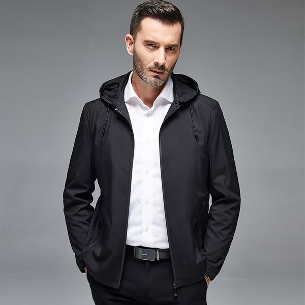 spring jacket men's 2020 new style fashion business middle-aged hooded solid color jacket coat men's, Black;brown
spring jacket men's 2020 new style fashion business middle-aged hooded solid color jacket coat men's, Black;brown