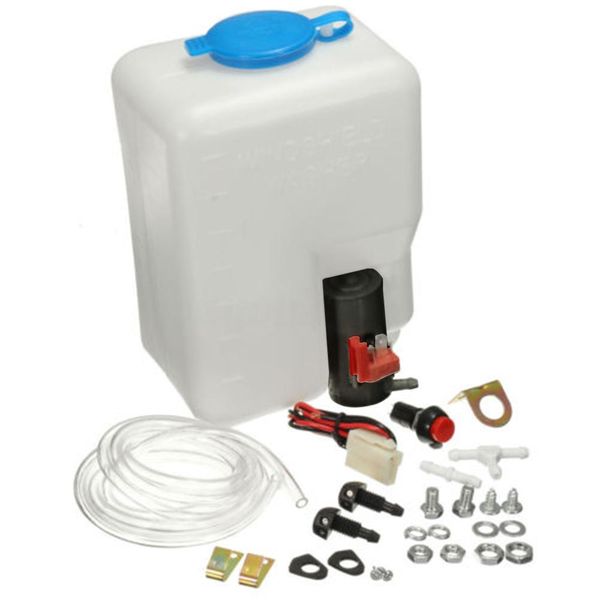 new 12v universal classic car windshield washer reservoir pump bottle kit jet switch clean tool easy&convenient to use new
new 12v universal classic car windshield washer reservoir pump bottle kit jet switch clean tool easy&convenient to use new