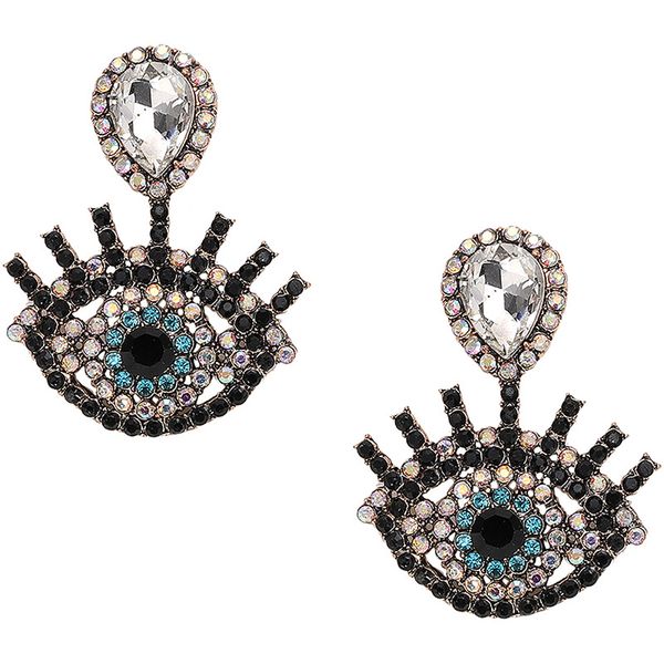2019 handmade crystal fancy eyes shape earrings great goods eyes earrings for women girls ear wedding decoration party gifts, Silver
2019 handmade crystal fancy eyes shape earrings great goods eyes earrings for women girls ear wedding decoration party gifts, Silver