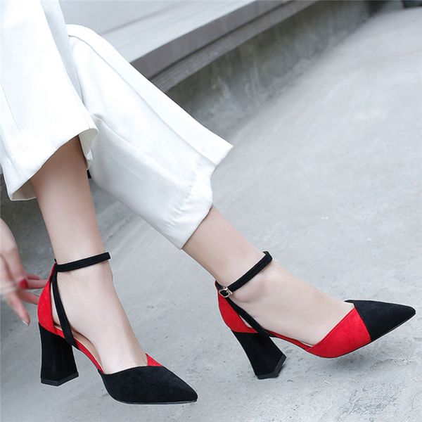 2020 summer female sandals pointed toe high heels nude color tip with 7cm fine with high heels pumps pumps super shoes, Black
2020 summer female sandals pointed toe high heels nude color tip with 7cm fine with high heels pumps pumps super shoes, Black