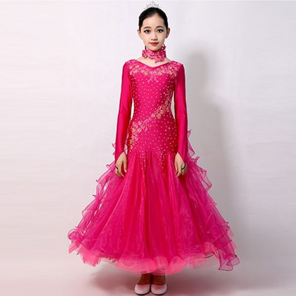 ballroom dance competition dresses waltz dance dress for girls tango costumes for kids ballroom dancing dresses kids, Black;red
ballroom dance competition dresses waltz dance dress for girls tango costumes for kids ballroom dancing dresses kids, Black;red