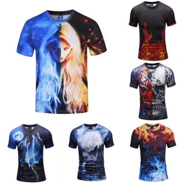 2018 new fashion summer 3d print t-shirts men skull flames short sleeve chic t-shirts graphic tee shirt plus size s-3xl, White;black
2018 new fashion summer 3d print t-shirts men skull flames short sleeve chic t-shirts graphic tee shirt plus size s-3xl, White;black