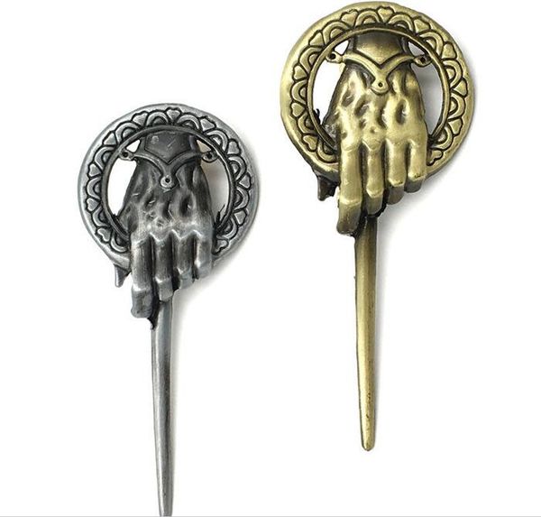 wholesale-european and american wind creative brooch personality pins clothing decoration king's hand brooch, Gray
wholesale-european and american wind creative brooch personality pins clothing decoration king's hand brooch, Gray