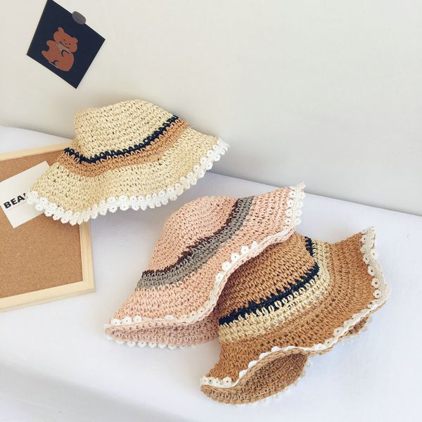 2020 new style solid color handmade color patchwork straw hat foldable sun hat outdoor travel for children boy and girl 07, Blue;gray
2020 new style solid color handmade color patchwork straw hat foldable sun hat outdoor travel for children boy and girl 07, Blue;gray