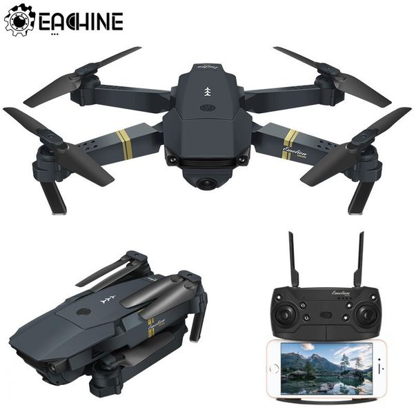 

Eachine E58 WIFI FPV с широкоугольным HD-камерой, режим высокого удержания, складная рукоятка, RC Quadcopter Drone RTF VS VISUO XS809HW JJRC H37