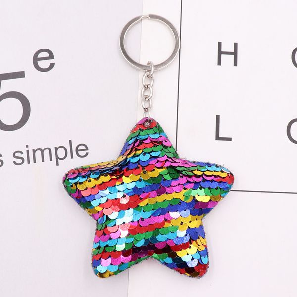 2020 star unicorn animal keychain glitter pompom sequins key chain gifts for women car bag accessories key ring jewelry, Silver
2020 star unicorn animal keychain glitter pompom sequins key chain gifts for women car bag accessories key ring jewelry, Silver