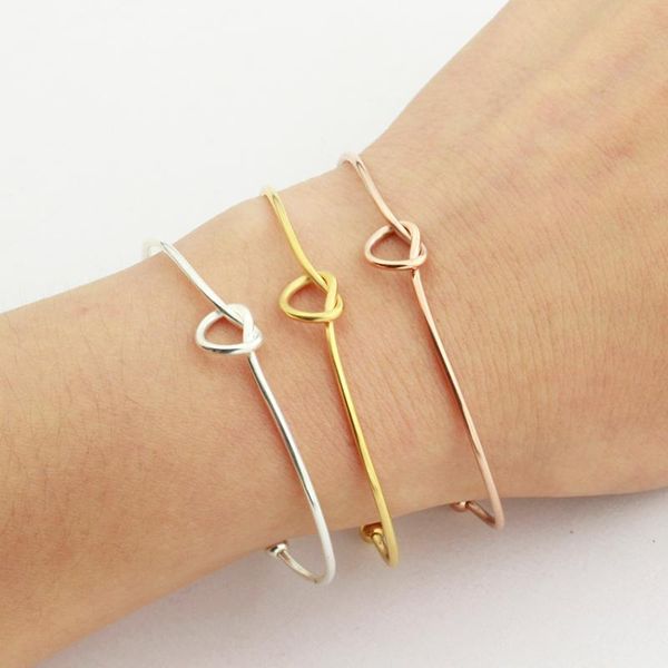 personalized stackable heart knot open bangle couple women delicate friendship christmas gift stainless steel jewelry, White
personalized stackable heart knot open bangle couple women delicate friendship christmas gift stainless steel jewelry, White