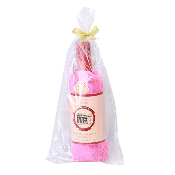 creative wine bottle shape towel gift home textile wedding gift 76*32cm present soft cotton face towel
creative wine bottle shape towel gift home textile wedding gift 76*32cm present soft cotton face towel