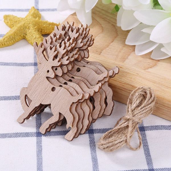 10 pcs/set christmas reindeer diy wooden pendant hanging tree ornament diy crafts home party decor
10 pcs/set christmas reindeer diy wooden pendant hanging tree ornament diy crafts home party decor