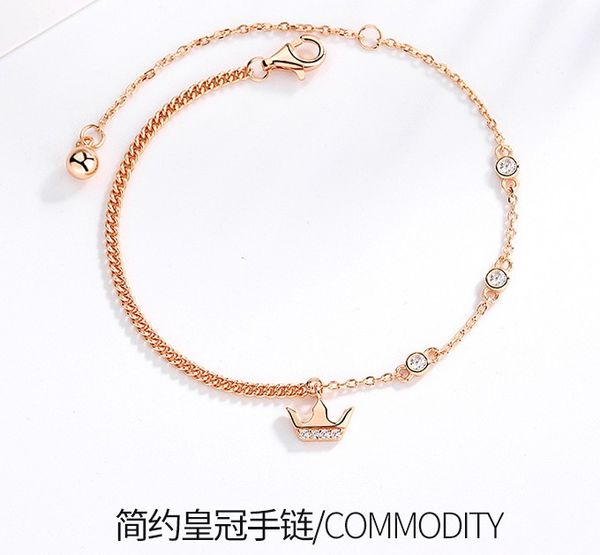 s925 sterling silver bracelet ladies diamond crown fashion good quality bracelet first hand jewelry for women, Golden;silver
s925 sterling silver bracelet ladies diamond crown fashion good quality bracelet first hand jewelry for women, Golden;silver