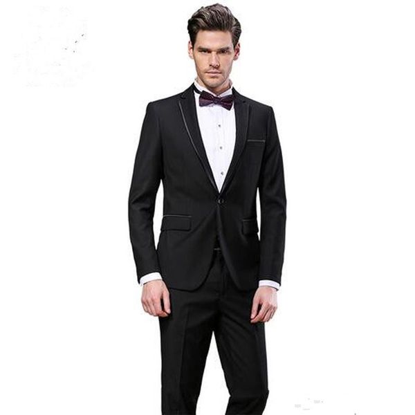 new slim fit black men suits wedding groom tuxedos business formal wear 2 pieces (jacket+pants) bridegroom sets blazer 221, Black;gray
new slim fit black men suits wedding groom tuxedos business formal wear 2 pieces (jacket+pants) bridegroom sets blazer 221, Black;gray
