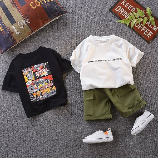 summer children baby boy girl clothes cotton letter back cartoon t shirts shorts 2pcs/sets infant outfit kids toddler tracksuits, White
summer children baby boy girl clothes cotton letter back cartoon t shirts shorts 2pcs/sets infant outfit kids toddler tracksuits, White