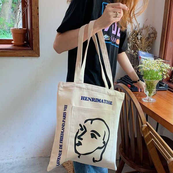 original design unique chic canvas literary abstract lines face shoulder bag student girl portable environmental protection bag
original design unique chic canvas literary abstract lines face shoulder bag student girl portable environmental protection bag