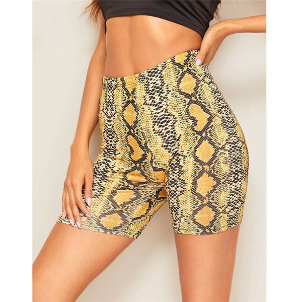 women's high waist shorts summer 2019 dance stretch fitness ladies shorts elastic snake print casual ants fashion clothing, White;black
women's high waist shorts summer 2019 dance stretch fitness ladies shorts elastic snake print casual ants fashion clothing, White;black