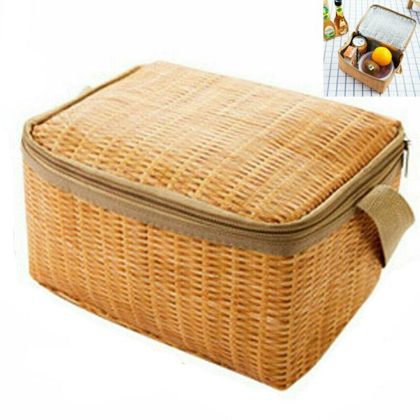 insulated lunch bag tote thermal imitation rattan cooler tote travel picnic lunch bags, Blue;pink
insulated lunch bag tote thermal imitation rattan cooler tote travel picnic lunch bags, Blue;pink