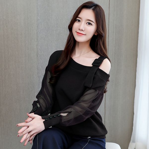 autumn long sleeve shirt women fashion woman blouses 2019 off shoulder solid women blouse shirt clothing female 1224 40, White
autumn long sleeve shirt women fashion woman blouses 2019 off shoulder solid women blouse shirt clothing female 1224 40, White