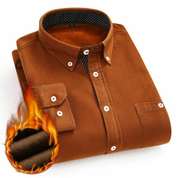 2019 men's winter warm corduroy shirts male thermal add velvet slim button casul shirt male clothes thick shirts men, White;black
2019 men's winter warm corduroy shirts male thermal add velvet slim button casul shirt male clothes thick shirts men, White;black