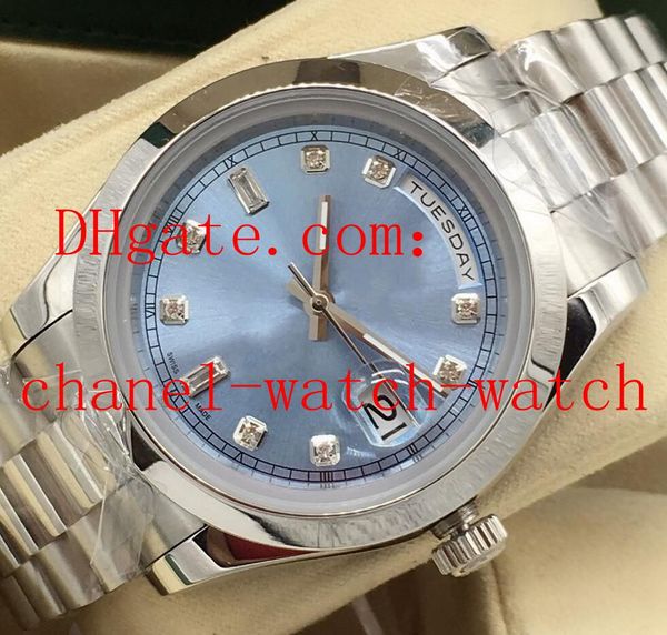 5 цветов day-date ii 218238 8 + 2 diamond dial нержавеющая сталь 41 мм мужские часы с автоматическим механическим механизмом мужские часы, Slivery;brown
5 цветов day-date ii 218238 8 + 2 diamond dial нержавеющая сталь 41 мм мужские часы с автоматическим механическим механизмом мужские часы, Slivery;brown