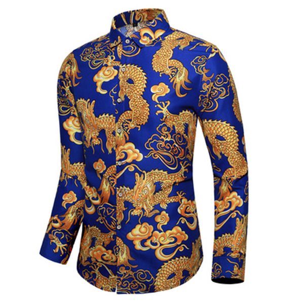 men's autumn and winter trends fashion casual print lapel long sleeve shirt 2019 support wholesale dropshipping, White;black
men's autumn and winter trends fashion casual print lapel long sleeve shirt 2019 support wholesale dropshipping, White;black