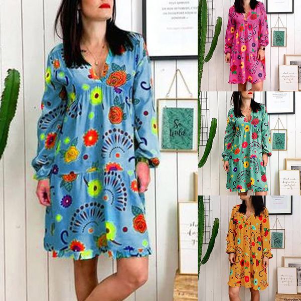 2019 vetement femme плюс размер женщины vestido летнее платье с плеча цветочный принт с длинным рукавом нерегулярные повседневные платья оде, Black;gray
2019 vetement femme плюс размер женщины vestido летнее платье с плеча цветочный принт с длинным рукавом нерегулярные повседневные платья оде, Black;gray