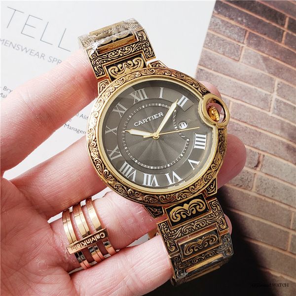 2020 new fashion luxury wristwatches mens womens 316l stainless steel band quartz designer watches classic reloj with box gift, Slivery;brown
2020 new fashion luxury wristwatches mens womens 316l stainless steel band quartz designer watches classic reloj with box gift, Slivery;brown