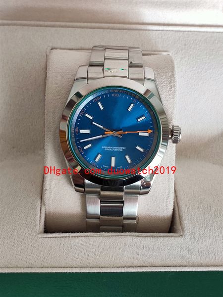 2 colors luxury mens watch 116400gv black dial 116400 green crystal mens 40mm steel asia 2813 movement automatic dive sport watches, Blue;white
2 colors luxury mens watch 116400gv black dial 116400 green crystal mens 40mm steel asia 2813 movement automatic dive sport watches, Blue;white