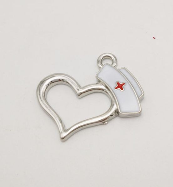 2016 design dainty jewelry rhodium plated white and red enameled cap heart charm for necklace bracelet keychain, Bronze;silver
2016 design dainty jewelry rhodium plated white and red enameled cap heart charm for necklace bracelet keychain, Bronze;silver