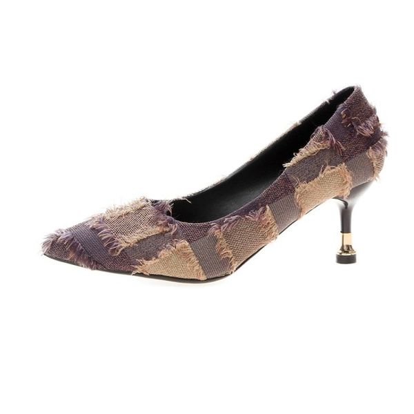 spell color women pumps high heels female summer tassel plaid wedding party office single shoes tacones altos mujer y22-26, Black
spell color women pumps high heels female summer tassel plaid wedding party office single shoes tacones altos mujer y22-26, Black