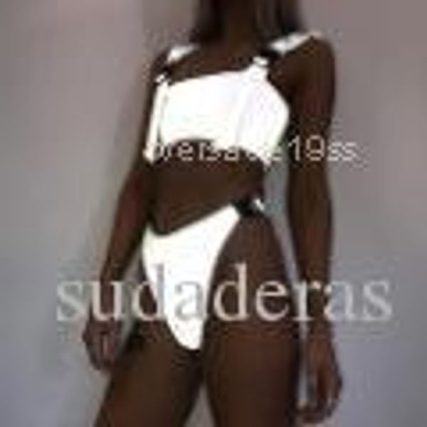 3m reflective crop briefs 2pcs bikini sets summer beach swimwear suits women fashion tankinis, White;black
3m reflective crop briefs 2pcs bikini sets summer beach swimwear suits women fashion tankinis, White;black