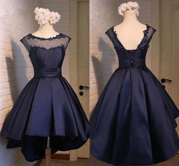 corset back satin short prom dress graduation dresses 2019 cap sleeve sheer neckline applique draped party evening elegant homecoming, Blue;red
corset back satin short prom dress graduation dresses 2019 cap sleeve sheer neckline applique draped party evening elegant homecoming, Blue;red