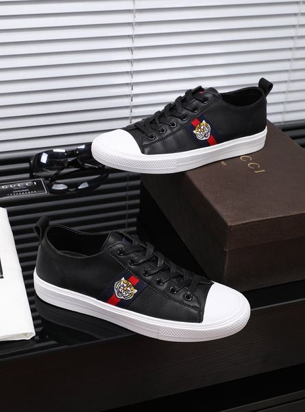 new style high-end luxury men's casual sports jogging shoes fashion design brand platform leather upper tiger head pattern jnd, Black
new style high-end luxury men's casual sports jogging shoes fashion design brand platform leather upper tiger head pattern jnd, Black