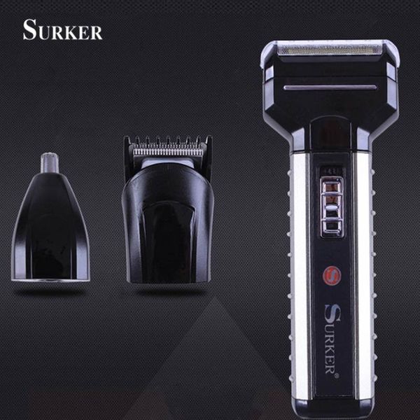 surker sk-7211 3 in 1 rechargeable waterproof electric shaver beard trimmer razors nose hair clipper eu plug father 's day gift
surker sk-7211 3 in 1 rechargeable waterproof electric shaver beard trimmer razors nose hair clipper eu plug father 's day gift