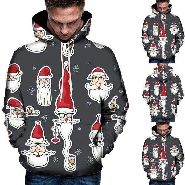 christmas couple's christmas 3d printed long sleeve hooded blouse swearshirts 2019 support wholesale dropshipping, Black
christmas couple's christmas 3d printed long sleeve hooded blouse swearshirts 2019 support wholesale dropshipping, Black