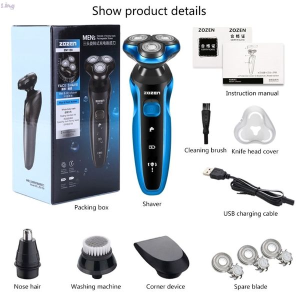 men electric shaver rechargeable razor shaving machine beard trimmer washable wet dry waterproof y98b
men electric shaver rechargeable razor shaving machine beard trimmer washable wet dry waterproof y98b