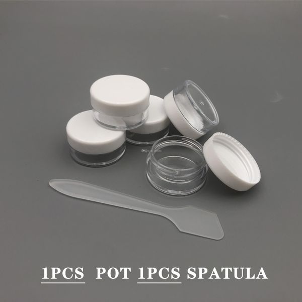 5gram mini cosmetic containers 5ml empty clear plastic cosmetic jars sample packing travel bottle pot jars for cream lotion with spatula
5gram mini cosmetic containers 5ml empty clear plastic cosmetic jars sample packing travel bottle pot jars for cream lotion with spatula