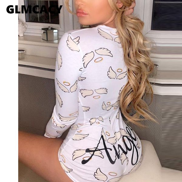 angel wings long sleeve romper women printed chic & club night out playsuits, Black;white
angel wings long sleeve romper women printed chic & club night out playsuits, Black;white