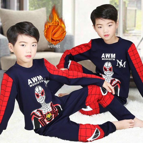 kids clothing boys thermal underwear leggings set children's plus velvet thick shirt baby pajamas sleep pants 2 sets, Blue;red
kids clothing boys thermal underwear leggings set children's plus velvet thick shirt baby pajamas sleep pants 2 sets, Blue;red