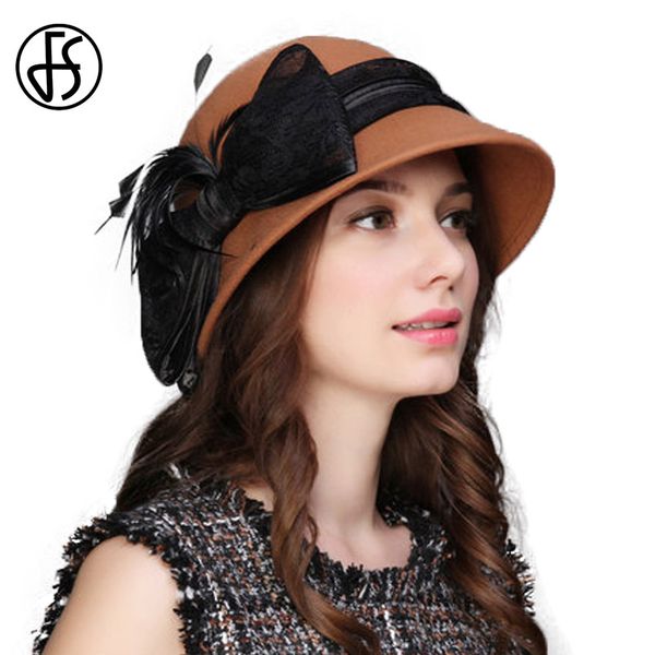 fs felt cloche hat winter fedora hats for women 100% wool fedoras elegant lay caps wide brim classical style fieltro mujer, Blue;gray
fs felt cloche hat winter fedora hats for women 100% wool fedoras elegant lay caps wide brim classical style fieltro mujer, Blue;gray