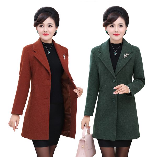 new woolen coat female autumn winter large size clothing for women fashion ladies coats long sleeve middle age clothing 5xl 2324, Black
new woolen coat female autumn winter large size clothing for women fashion ladies coats long sleeve middle age clothing 5xl 2324, Black