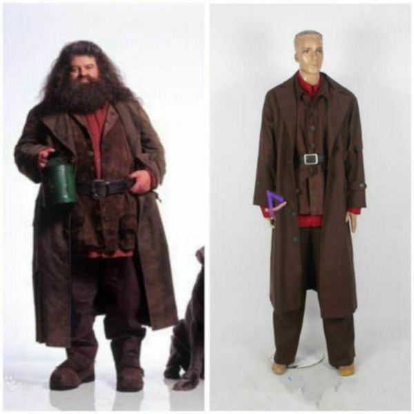harry potter rubeus hagrid cosplay costume, Black;red 
harry potter rubeus hagrid cosplay costume, Black;red